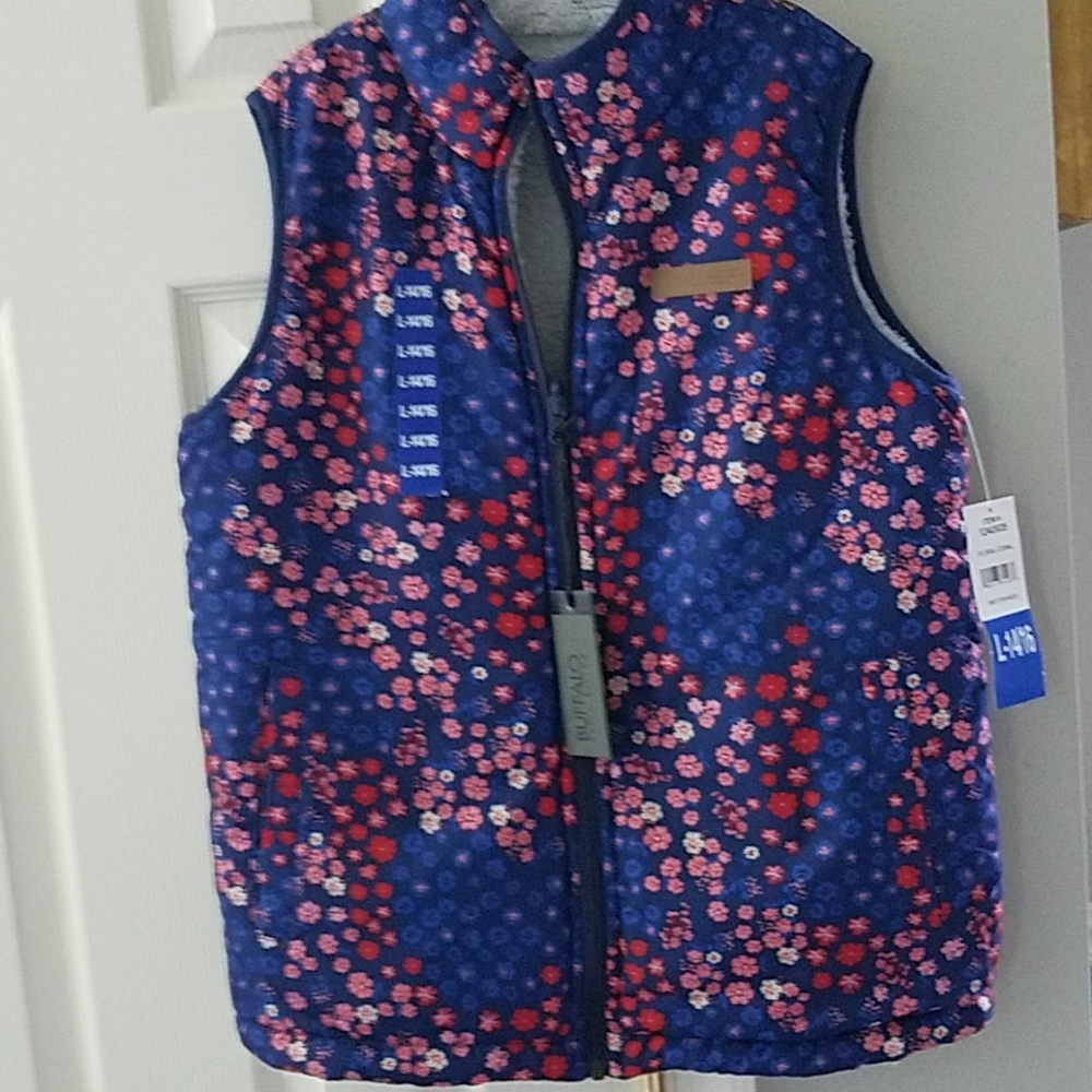 NWT Buffalo David Bitton Floral Vest